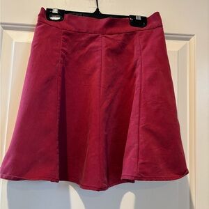 Brandy Melville Burgundy Circle Skirt